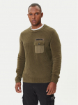 Aeronautica Militare Kampsun 252MA1573UL00539 Roheline Regular Fit