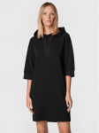 Sisley Kootud kleit 4IPRLV01T Must Regular Fit
