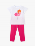 Mayoral Komplekti kuuluvad top ja retuusid 3726 Valge Regular Fit 3Y