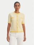 Morgan Kardigan 261-MIRES Kollane Slim Fit