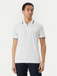 Jack & Jones Polo s&auml;rk Fusion 12289953 Valge Regular Fit