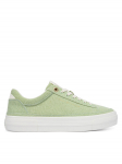 Tommy Hilfiger Tossud Washed Canvas Platform Trainers FW0FW09172 Roheline 37