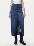 Pieces Teksaselik Jessie 17150234 Sinine Regular Fit