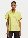 Liu Jo Polo s&auml;rk TA6159 JS870 Kollane Regular Fit