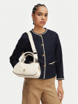 Tommy Hilfiger K&auml;ekott Th Logotape Mini Satchel AW0AW18743 Valge