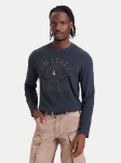 Aeronautica Militare Pikkade varrukatega T-s&auml;rk 262TS2577UJ00749 Tumesinine Regular Fit