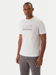 EA7 Emporio Armani T-s&auml;rk 7M001307 AF10375 Valge Regular Fit
