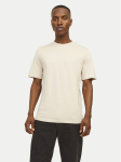 Jack & Jones T-s&auml;rk Oragnic Basic 12156101 Beež Regular Fit
