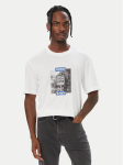 HUGO T-s&auml;rk 50570041 Valge Regular Fit
