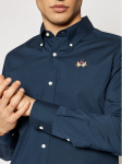 La Martina S&auml;rk CCMC02 PP003 Tumesinine Slim Fit