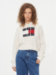 Tommy Jeans Kampsun Center Flag DW0DW16528 Ekr&uuml;&uuml;v&auml;rv Regular Fit
