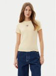 Tommy Jeans T-s&auml;rk Essential DW0DW20316 Kollane Slim Fit M