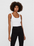 Vero Moda Top Maxi 10185110 Valge Regular Fit