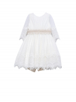 Abel & Lula Elegantne kleit 5028 Valge Regular Fit