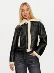 Pieces Tehisnahast jope Janelle 17141595 Must Regular Fit S