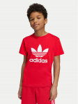 adidas T-s&auml;rk adicolor Trefoil IY7423 Punane Regular Fit
