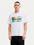 Jack & Jones T-s&auml;rk Indiana Tee 12288112 Valge Regular Fit