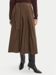 Weekend Max Mara Trapetsseelik Zarda 2525106031 Pruun Regular Fit