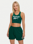 Reebok Top Identity Big Logo Cotton Bralette 100076020 Roheline Slim Fit
