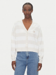 Tommy Jeans Kardigan DW0DW20968 Beež Relaxed Fit