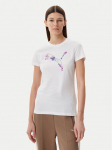 Puma T-s&auml;rk Floral Cat 685081 Valge Regular Fit