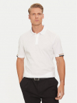 Boss Polo s&auml;rk Parlay 147 50467113 Valge Regular Fit