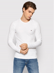 Tommy Hilfiger Pikkade varrukatega T-s&auml;rk MW0MW10804 Valge Slim Fit