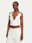 Bardot Top 59727TB1 Valge Regular Fit