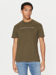 Tommy Jeans T-s&auml;rk Linear Logo DM0DM20744 Roheline Regular Fit