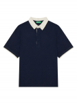 United Colors Of Benetton Polo s&auml;rk 3MI5C301U Tumesinine Relaxed Fit 130