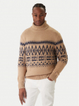 Tommy Hilfiger Golf Fairisle MW0MW40843 Beež Regular Fit