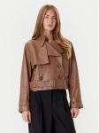 BOSS Nahkjope Satela 50541289 Pruun Regular Fit