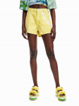 Desigual Teksap&uuml;ksid 23SWDD10 Kollane Regular Fit 34
