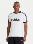 adidas T-s&auml;rk 3-Stripes Ringer KF0418 Valge Slim Fit
