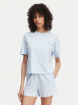 Tommy Hilfiger Pidžaama UW0UW05912 Helesinine Regular Fit