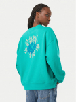 Quiksilver Pluus Standard Crew EQWFT03188 Roheline Regular Fit