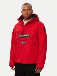 Napapijri Anorak-jope Rainforest Next NP0A4IB9 Tumepunane Regular Fit