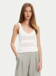United Colors Of Benetton Top 1898DH018 Valge Relaxed Fit