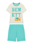 United Colors Of Benetton Pidžaama 30960P08O Sinine Regular Fit 140