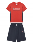 Champion Komplekti kuuluvad t-s&auml;rk ja &scaron;ortsid 306992 Punane Regular Fit XXS
