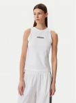 adidas Top Essentials Linear JC5799 Valge Slim Fit