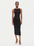 Wolford Kokteilikleit Satin Sheer 57176 Must Slim Fit