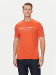 Tommy Hilfiger T-s&auml;rk Center Stack MW0MW38621 Oranž Regular Fit L
