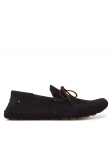 Tommy Hilfiger Mokassiinid Hilfiger Folded Suede Driver FM0FM05385 Tumesinine