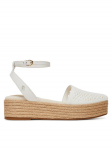 Tommy Hilfiger Espadrillid Knit Mesh Espadrille Platform FW0FW08743 Valge 38