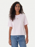 Tommy Jeans T-s&auml;rk Badge DW0DW22202 Roosa Boxy Fit