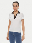 Tommy Jeans Polo s&auml;rk Contrast DW0DW17225 Valge Slim Fit L