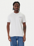 Tommy Jeans T-s&auml;rk Poster DM0DM22541 Valge Regular Fit