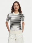Tommy Hilfiger Kampsun WW0WW49705 Valge Slim Fit
