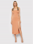 Pinko Kokteilikleit Macadamia 1N13K6 A04E Oranž Regular Fit